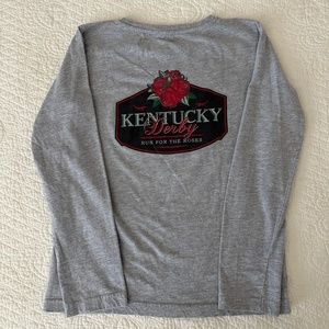 Kentucky Derby 145 Run for the Roses Long Sleeved T-Shirt Kate Lord Collection